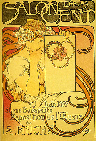 Salon of the Hundred Alphonse Mucha